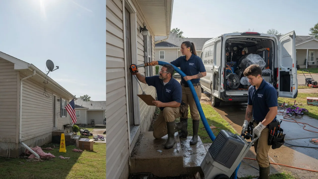 Ceiling Water Damage Restoration in Teays Valley, WV near me